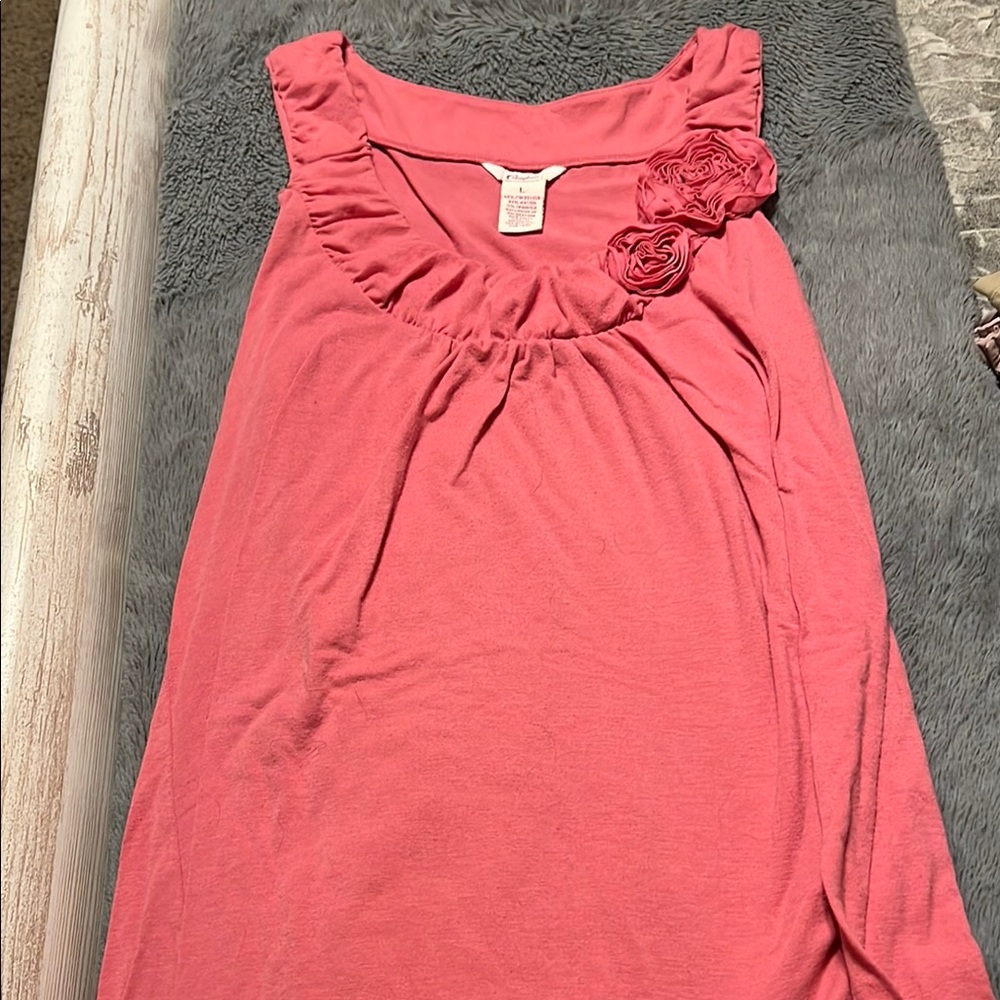 Candie's Pink Ruffled Top